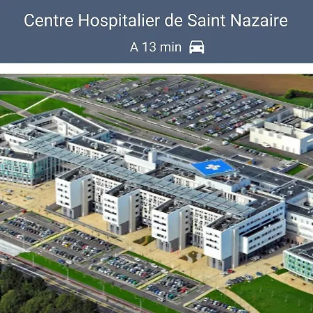 L'escale Maison Bleue Proche Chantiers Atlantique *