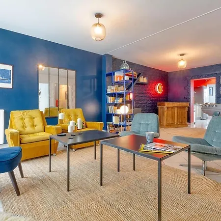 Holiday home L'Escale Maison Bleue Proche Chantiers Atlantique *